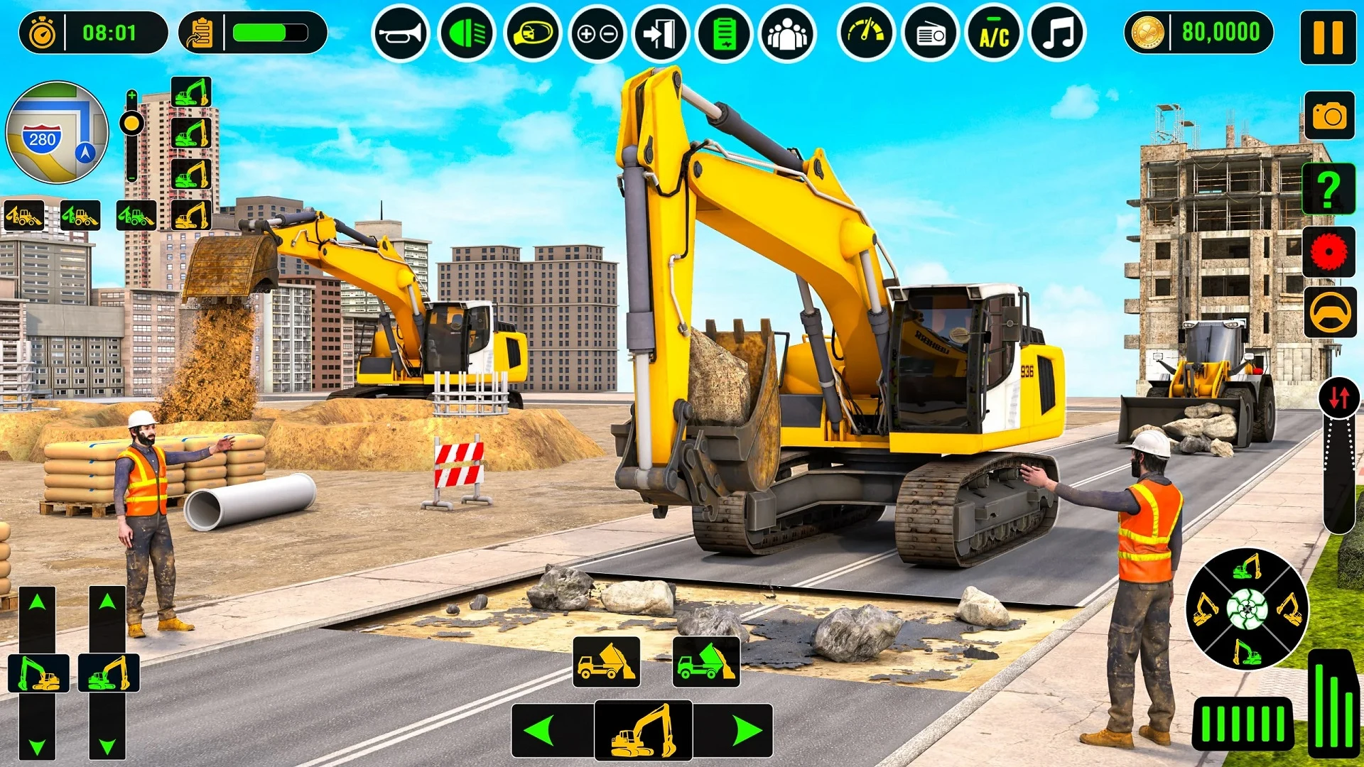 Road Construction Games 3D screenshot