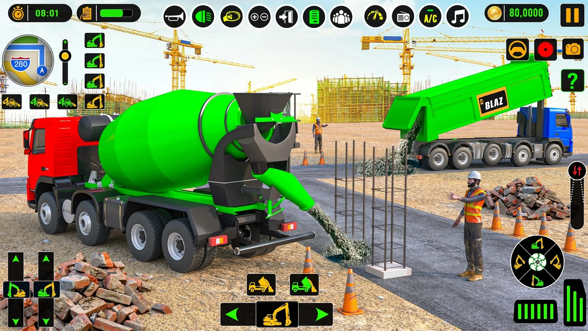 Road Construction Games 3D screenshot