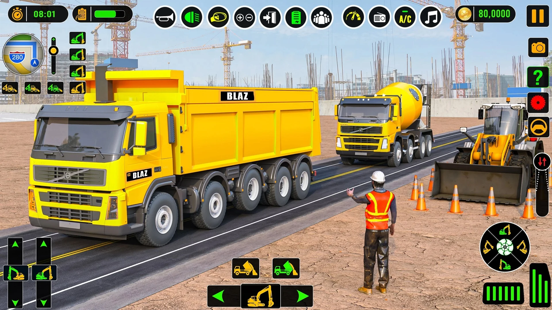Road Construction Games 3D screenshot